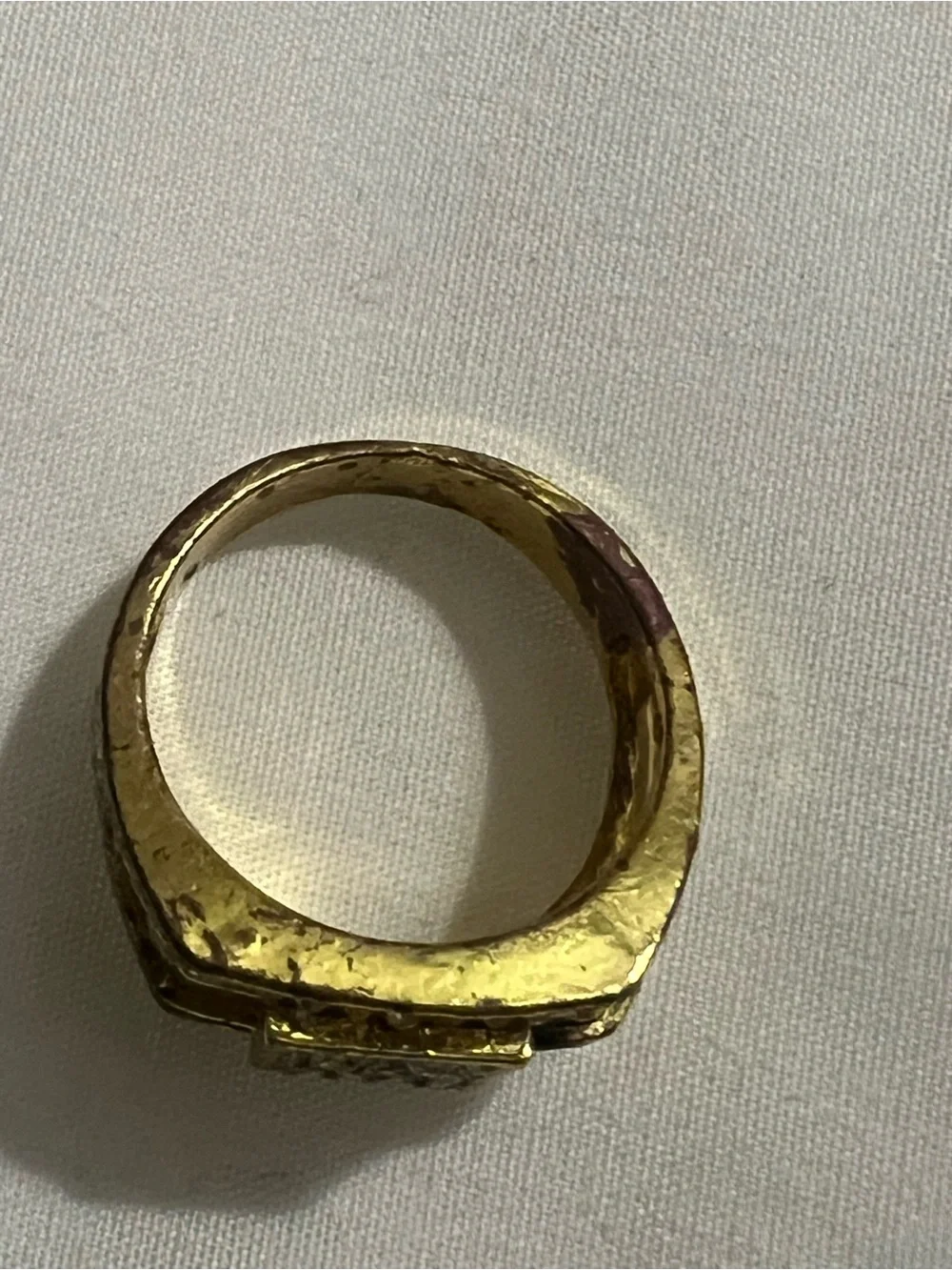 3 Piece Gold Men's Statement Ring - Gold Tone